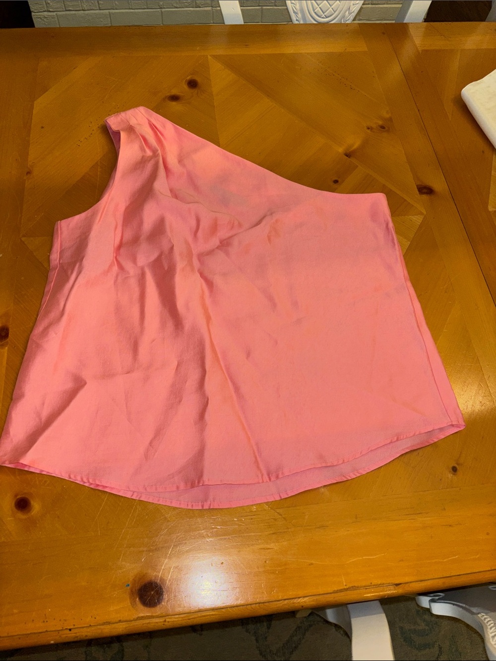 ANTONIO MELANI Pink One-Shoulder Women's Top